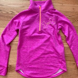 NWOT Girls Under Armour half zip sweatshirt